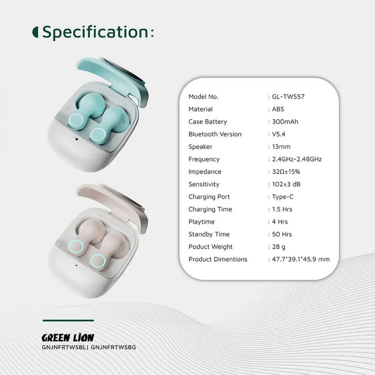 هدفون بلوتوثی گرین لاین مدل Jenifer GL-TWS57