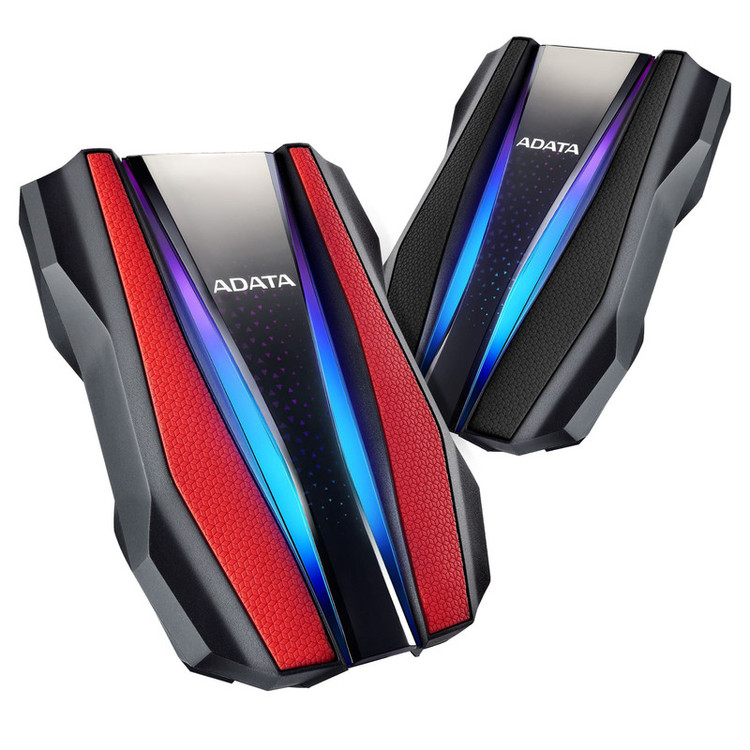 هارد اکسترنال ای دیتا مدل HD770G ظرفیت دو ترابایت دارای رابط USB Type-A 3.2